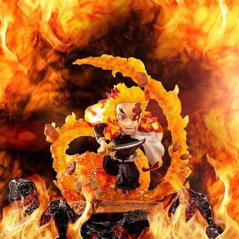 Demon Slayer Rengoku Kyoujurou Figure Statue Figurine Model Doll Collection Cute Birthday Gifts PVC...