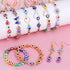 Acejoz Evil Eye Charms/Bracelet Making Kit with Glass Seed Clay Beads and Elastic String for Bracelets, Gold, 2702 Pieces...