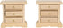 Wooden Dollhouse Night Stands | Set of 2 | Bedside Tables | Dolls House Furniture | 1/12 scale (light)...