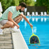 Pool Net Total Length 26.8 inches, Swimming Pool Skimmer Net with Aluminum Pole for Fast Cleaning Ponds, Hot Tub, and Spas, Pool Cleaner Supplies ...