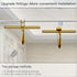 peafowl 14 inch Shower Squeegee Stainless Steel Bath Squeegee for Shower Glass DoorsBathroom Windows Kitchen Mirror and Car Glass with Hooks Holde...