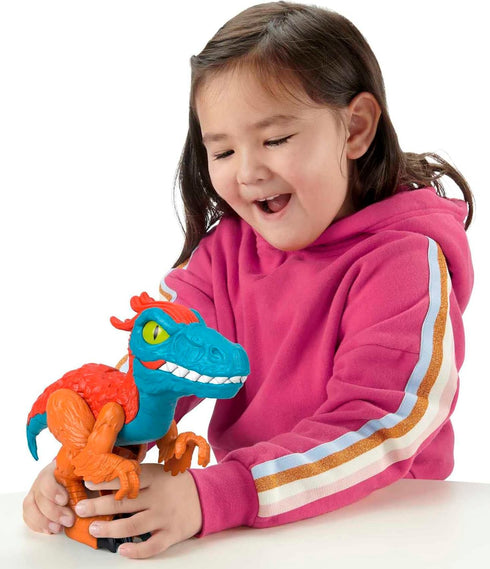 Fisher-Price Imaginext Jurassic World Dominion Dinosaur Toy Pyroraptor XL Poseable 10-Inch Figure for Preschool Pretend Play 3+ Years...