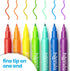 International Arrivals Happido Set of 24 Double Sided Markers, Non Toxic Markers for Kids Ages 4-8, Water Based Vibrant Coloring Kids Markers with...