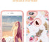 Fingic Pineapple Floral Ultra Slim Case Hard PC Soft Rubber Anti-Scratch Shockproof Protective Case Cover for iPhone 7/8 Plus (Pink02)...