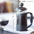 OVENTE French Press Coffee Maker 12 Ounce with Heat Resistant Borosilicate Glass & Stainless Steel 4-Level Filtration System, Portable Cold Brew C...