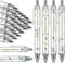 24 Pcs Bridal Shower Ballpoint Pens Retractable Black Ink Wedding Pens with Quotes for Guest Book Writing Games Gifts Wedding Favors Souvenir Offi...