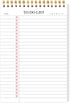 To Do List Notepad, Undated Daily Planner Notepad with To Do List Notebook Checklist Planner Spiral Waterproof Cover Notepad for Office Supplies, ...