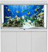 YongFoto 72x18 Inches Tropical Fish Terrarium Background Deep Sea Marine Coral Polyester Aquarium Background Glass Fish Tank Backdrop for Photogra...