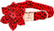 Lionheart glory Summer Dog Collar with Flower, Fruit Print Female Dog Collar Flower for Small Medium Large Dogs Adjustable Dog Flower Collar Bow...