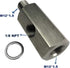 Oil Pressure Sensor Tee Adapter M12 x 1.5 to 1/8 NPT Port Turbo Supply Feed Line Gauge M12x1.5 Female to M12x1.5 Male with 1/8 NPT Side Port Hose ...