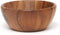 Lipper International Acacia Round Flair Serving Bowl for Fruits or Salads, Small, 6" Diameter x 2.5" Height, Single Bowl...
