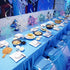 Snowflake Hanging Swirls Decorations, Winter Party Hanging Ceiling Streamers Purple Blue White Glitter Snowflakes Garland for Winter Wonderland Ba...