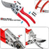 Pruning Shears with Stainless SK5 Steel Blades+Straight Tip Gardening Shears Garden Shears Garden Clippers Florist Scissors Hand Pruners Garden To...