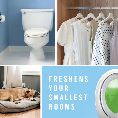 Febreze Small Spaces Air Freshener Linen & Sky, 25 fl. oz., Pack of 4...