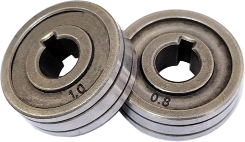 2x Roll Wheels Knurled Groove Wire Machine Feed Drive Rollers 30mm (1.18 inch) Diameter Fit for SSJ-29A Wire Feeder MAG MIG Welders Equipment Part...