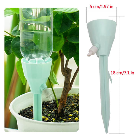 New Upgraded Plant Self Watering Spikes,Adjustable Plant Watering Devices with Slow Release Control Switch Water Dripper,Watering Planter Insert,A...
