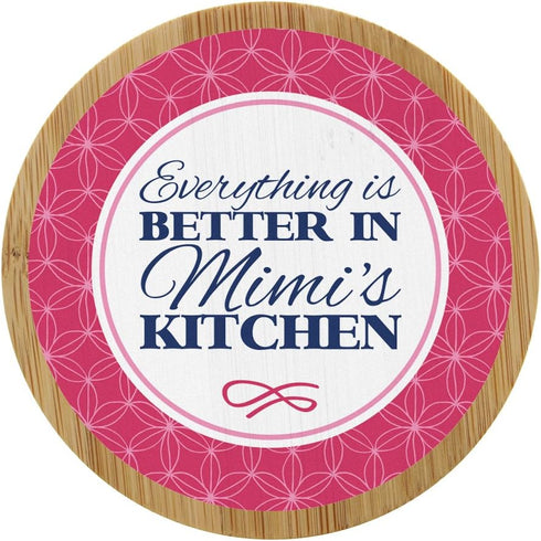 ThisWear for Mimi Grandma Everything is Better in Mimi's Kitchen Mimi Gift Seal Pot Decorative Jar Decor Mimi...
