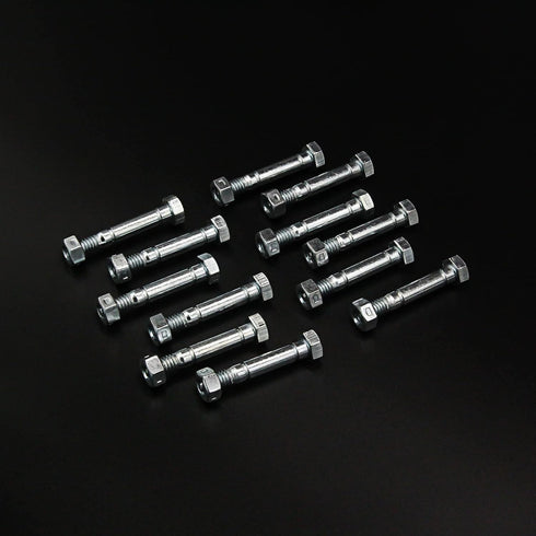 HYYLU (12 Packs) 51001500 Shear Pin Bolts with Nuts for Ariens 51001500-12 pcs Snow Blower Parts (2-1/8" × 5/16")...