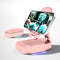 Cell Phone Stand with Wireless Bluetooth Speaker for Men and Women with LED Atmosphere Light HD Surround Sound Speaker for Home,Office,Outdoor Com...