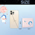 Sunwel Fashion Girls Cute Astronaut Bear Bunny Print Tri-folded Wallet Small Wallet Cash Pocket Card Holder ID Window for Women (PINK)...