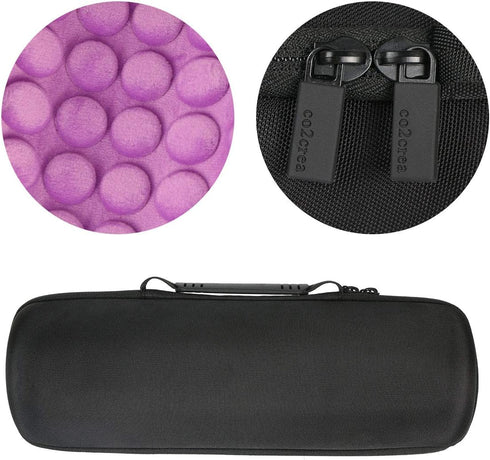 co2CREA Hard Travel Case Replacement for Ultimate Ears UE MEGABOOM 4 MEGABOOM 3 Portable Bluetooth Wireless Speaker (Ultraviolet Purple case for S...