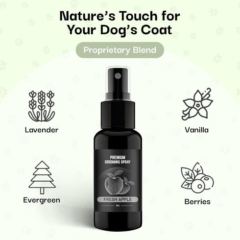 605Products | Premium Apple Dog Cologne and Odor Eliminator - Long Lasting Dog Perfume Made with Essential Oils - Spray Deodorant for Smelly Dogs,...