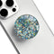 Clear Crystal Glitter Expandible Collapsible Moblile Phone Grip Stand Holder for Smartphones and Tablets Cell Phone Accessory?Blue Gold Glitter?...