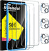 Milomdoi 3 Pack Screen Protector for Apple iPhone 15 with 3 Pack Tempered Glass Camera Lens Protector, Ultra 9H Accessories, Case Friendly, Mounti...
