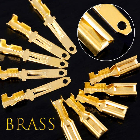 Swpeet 580Pcs 2.8MM Automotive Electrical Wire Connectors Kit, 2.8mm 2 3 4 6 9 Pin Automotive Electrical Wire Connectors Pin Header Crimp Wire Ter...