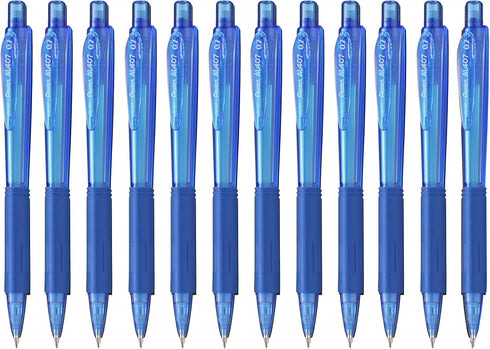 Pentel 0.7mm Wow Mechanical Pencil with Blue Barrel, Box of 12 (AL407C)...