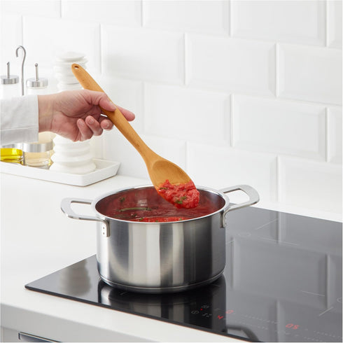 IKEA RÖRT Kitchen Tool Set of 3. Round Spoon, Square Spoon and Fork. Beach Wood...