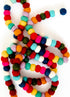 Colorful Felt Ball Pom Pom Garland | 9 Ft | Spring, Easter, Birthday, Christmas Decor | 100% Wool Felt | Boho Rainbow...
