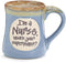 1 X I'm a Nurse Superpower Light Blue 18 Oz Mug...