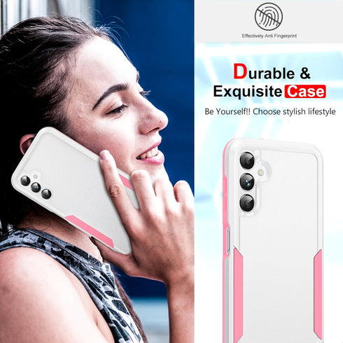 LeYi for A14 5G Phone Case, Galaxy A14 5G Phone Case with 2 Pcs HD Screen Protector, 360°Protect Rugged Fallproof Commuter Matte Non-Slip Cell Cas...
