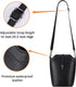 seOSTO Small Bucket Bag, Cell Phone Purse,Leather Purses For Women,Gift for Teenage Girls...