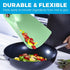 Extra Thick Pastel Flexible Plastic Cutting Board Mats with Food Icons & EZ-Grip Waffle Back, (Set of 6) Dishwasher Safe. Cutting Boards For Kitch...