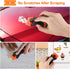 2PACK Razor Blade Scraper, 2-in-1 Scraper Tool with 12Pcs Plastic Blades and 7Pcs Metal Blades, Multi-Purpose Cleaning Razor Scraper for Decals, S...