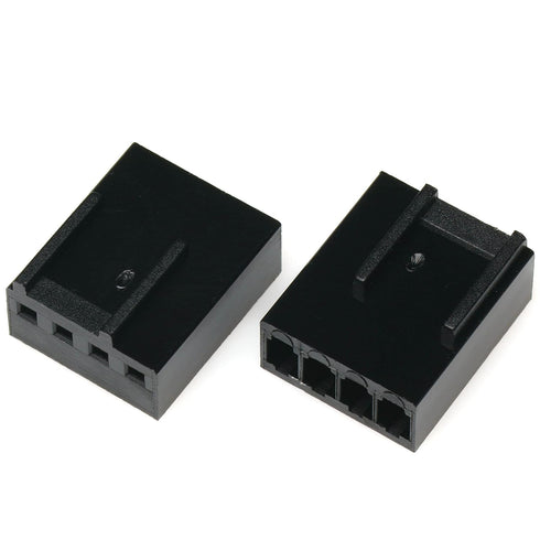 CRJ Female 4-Pin (3+1) PWM PC Fan 2.54mm Housing and Crimp Connector Set (5-Pack)...