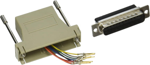 C2G 02934 RJ45 to DB25 Male Modular Adapter, Gray...