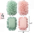 Mr. Pen- Microfiber Shag Whiteboard Eraser, 4 Pack, Washable Microfiber Whiteboard Eraser, Dry Erase Eraser, Dry Eraser, White Board Eraser, White...