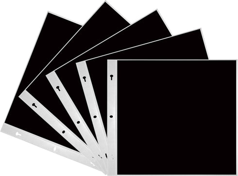 Pioneer Black Refill Pages for 8 Inch by 8 Inch Memory Books...