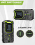 Laser Measure, 165ft Laser Distance Meter with Bubble Levels and Black LCD Display for Pythagorean Mode, Measuring Distance, Area, Volume...
