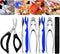 Crab Leg Crackers and Tools - 7 Piece Seafood Tools Upgrade Stainless Steel Lobster Crackers and Picks Set...