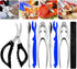 Crab Leg Crackers and Tools - 7 Piece Seafood Tools Upgrade Stainless Steel Lobster Crackers and Picks Set...