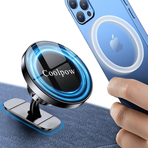 for iPhone MagSafe Car Mount ?Stronger Magnets? Magnetic Phone Holder for Car Dash?360° Rotation? MagSafe Accessories Fit iPhone 15,14,13,12,Pro/M...