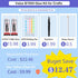 B7000 Adhesive Rhinestones Glue for Crafts, 2PCS 110ml / 3.7 fl oz B7000 Clear Glue with 5 Dotting Pen Tool, Wax Pencil and Tweezer, Jewelry Glue ...