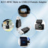QIANRENON RJ11 to USB Telephone Line Adaptor RJ11 6P4C Male to USB A Female Modem Converter 4Pin RJ11 to USB Phone Interface Test Connector, for T...