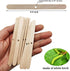 MILIVIXAY Wooden Candle Wick Holders,Candle Wicks Centering Device - Candle Centering Tool, 120 Pack...