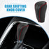 Gear Shifting Knob Cover Automatic Transmission Lever Trim for Nissan Murano 2009-2013 Faux Leather Black Red...