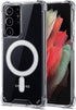 Magnetic Case for Samsung Galaxy S21 Ultra for MagSafe Case/Shockproof Samsung S21 Ultra Case for MagSafe Transparent/Clear Phone Case for Samsung...